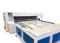 Chain Feeding Corrugated Rotary Die Cutting Machine Slitting Creasing Corner Cutter