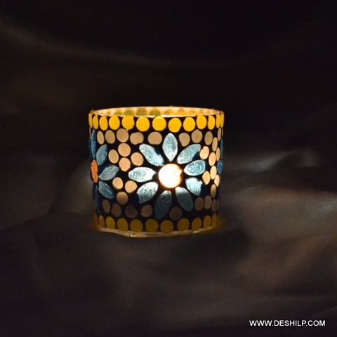 Brown Gold Bronze Candle Holder for party decoration