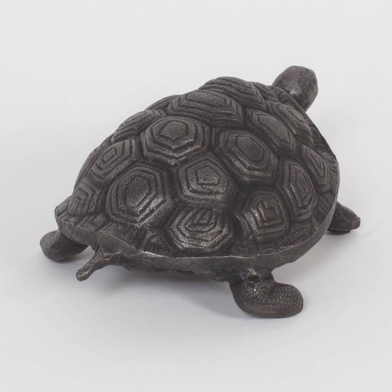 Mid-Century Aluminum Turtle Sculpture