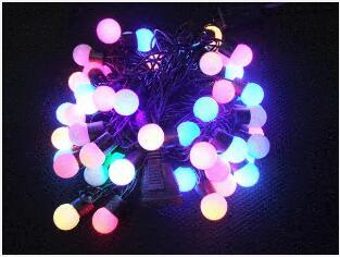 Christmas LED lights New Year Lantern bulbs bubble bulbs colorful little balls Birthday party decorating lamps