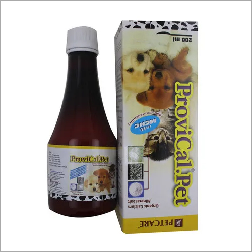 200Ml Provical Pet Syrup-Calcium 350Mg+Phosphorus 280Mg Ingredients: Chemicals