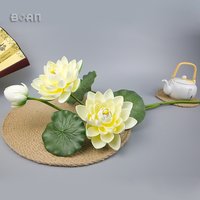 Artificial 6/8/9branches lotus Plastic flower for floral Decoration