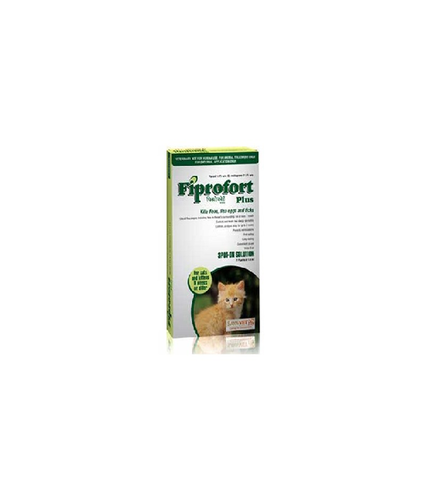 Fiprofort spot on solution for cats 0.5ML-FIPRONIL 9.8% W/V + S- METHOPR