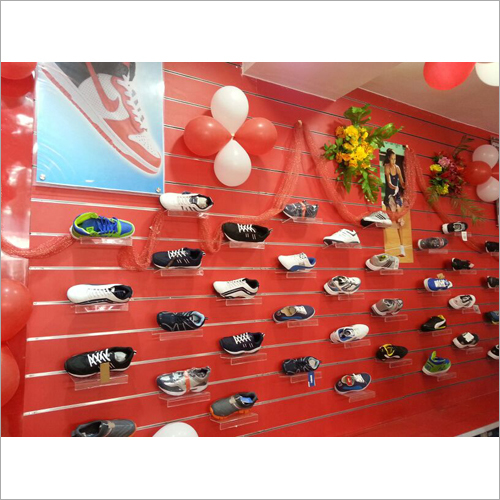 Footwear Display Racks Design: Plain