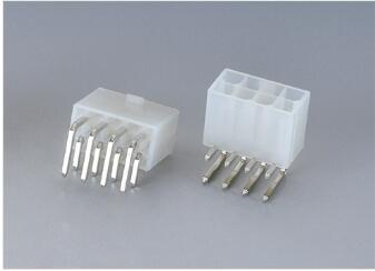 YWMF420 Series   Wire-to-Board connector  Pitch:4.20mm(.165″)   Dual Row  Side Entry  DIP Type  Wire Range:AWG 14-26