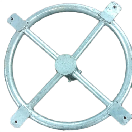 High Mast Pole Ring Bracket - Mild Steel, 12 to 30 ft Mast Height, High Strength & Weather Resistant