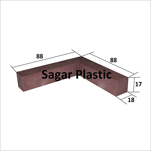 3l X 3l PVC Kitchen Furniture L Type Bracket