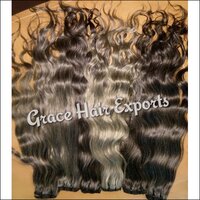 Grey Weft Hair Extension