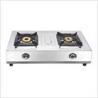 2 Burner Stainless Steel Gas Stove