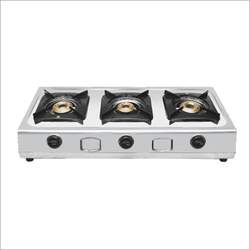 3 Burner Stainless Steel Gas Stove