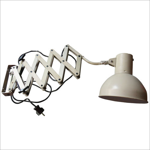 White Clip On Antique Lamp