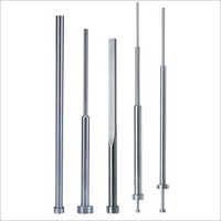 Industrial Step Ejector Pins - Stainless Steel, Round, Smoothly Operates In Dies And Molds, Hardness 62-65 Rc, T Head Thickness Tolerance +.000 -.002