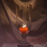 Hurricane Candle Holder Glass Made