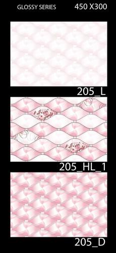 Bathroom Wall Tiles - Ceramic, 450x300 mm, Glossy Finish | Water Resistant, Slip Resistant, Frost Resistant, Elegant Design