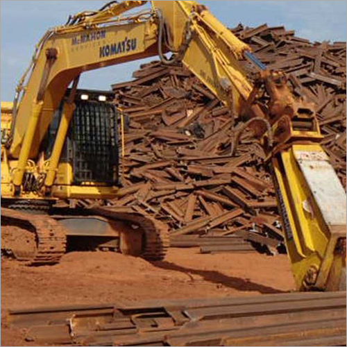 Railway Line Scrap - High Tensile Strength, Rust Free, Various Sizes & Types | Used Brown Grade, Ideal for Forging & Foundry Industry