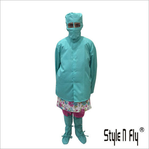 Apron Female With Shoes Cover-Female Cap & Mask