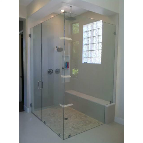 Solid Bathroom Shower Glass Partition