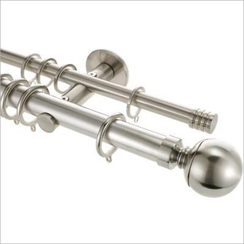 Deco Window Silver Curtain Rods Metal Price in India - Buy Deco Window  Silver Curtain Rods Metal online at