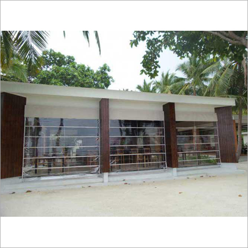 Transparent Outdoor Monsoon Blind