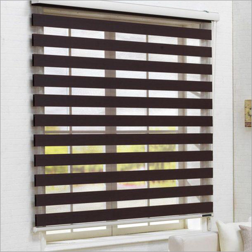 Dark Brown Wooden Venetian Blind