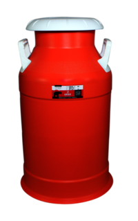 Plastic Milk Red Can