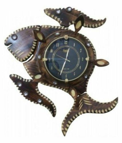 Analog Wall Clock Fish Design Gender: Unisex