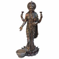 Aluminum Statue Laxmi Copper Design Type: Factory Made