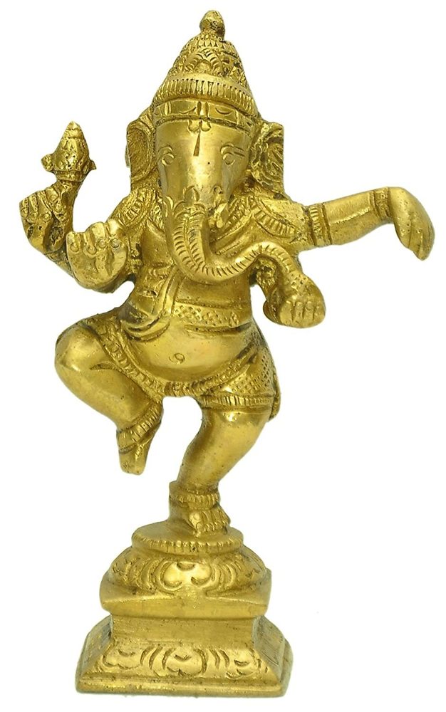 Plain or Antique Dancing Ganesh Statue