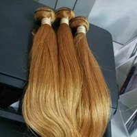 Human hair weft extension