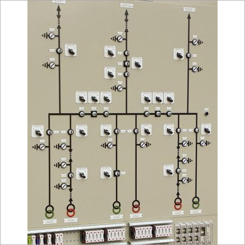 Mild Steel Mimic Control Panel
