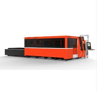 MK4020F-Totally enclosed Metal Fiber Laser Cutting Machine With Interexchange table