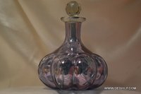 Purple Glass Bottle Perfume Decanter