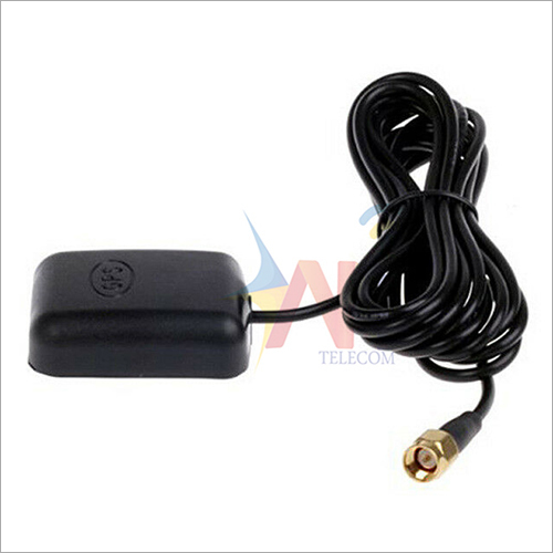 GPS Magnetic Antenna With RG174 3 MTR Cable Sma Male Connector