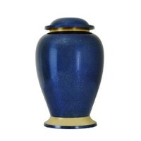 Pershing Feather Brass Urn New
