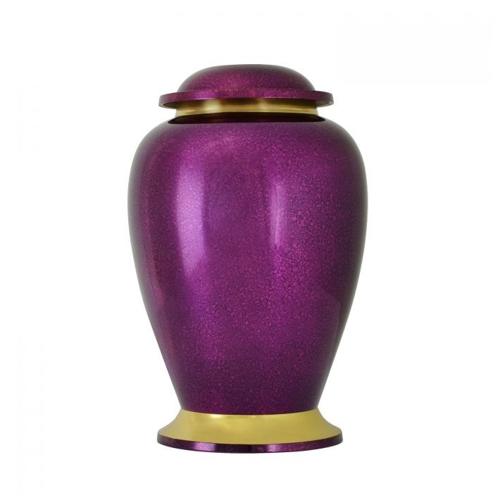 Pershing Feather Brass Urn New