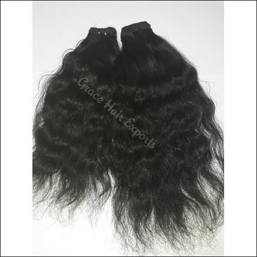 Black Indian Bushy Curly Hair at Best Price in Chennai | Grace Hair Exports