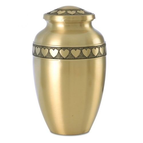 New Heart's Ring Brass Urn