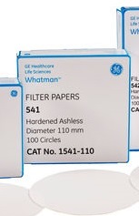 Filter Paper Grade: 541, 110 mm