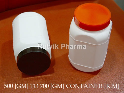 500 Grams HDPE Plastic Container