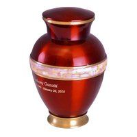 Black Mother of Pearl Urn New