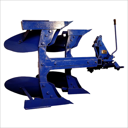 Blue & Red Agriculture Double Plough