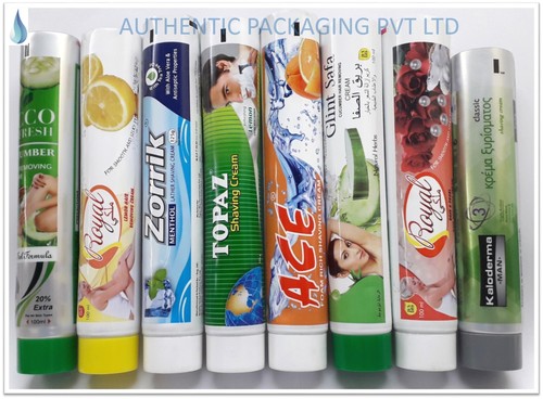 White/Silver Laminated Tube For Cosmetic, Pharma, Food And Others