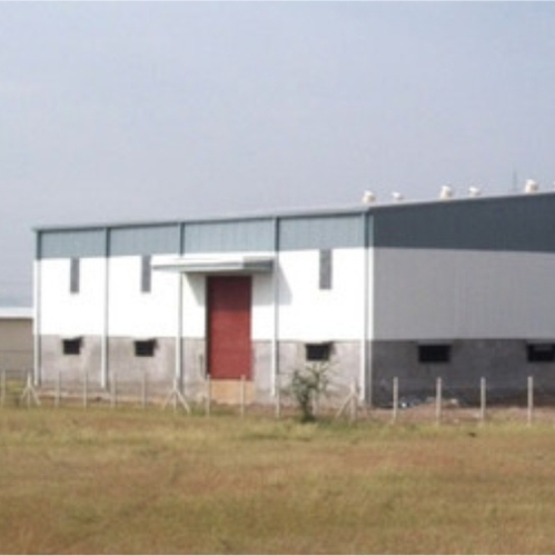 INDUSTRIAL SHED FABRICATION - Stainless Steel, Length 5-10 Meters, Thickness 3-4 mm | Lightweight Corrugated Sheets for Diverse Applications
