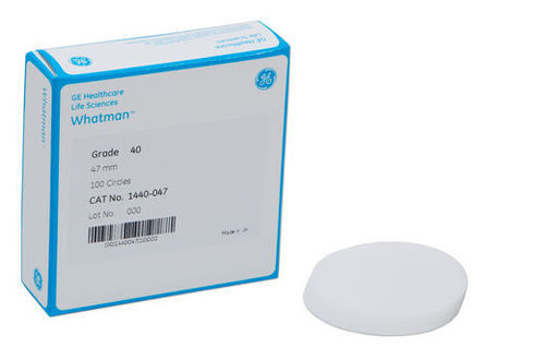 Filter paper Grade: 40, 12.7 mm