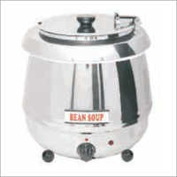 Ss Electric Soup Kettle - Stainless Steel, 220 Volt | Semi Automatic, Adjustable Temperature Control, Durable Design