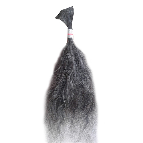 Grey Color Non Remy Human Hair