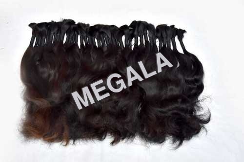 Remy Single Drawn Human Hair - Customized 8-30 Inch Length Black Color | Tangle-Free Natural Shine Soft & Thick Quality