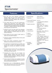 FTIR spectrophotometer