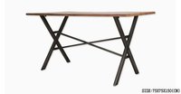 IRON  WOODEN TABLE