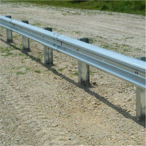 Beam Guard Rails - Metal Crash Barrier, 3mm Thickness, 4000mm Length, Silver Color | Galvanized for Road and Highway Use, Manual Function